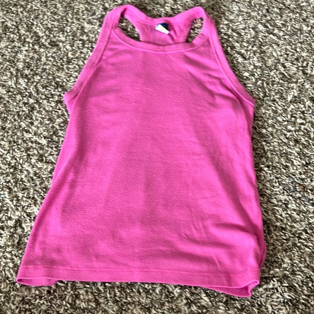 Pink Racerback Tank Top